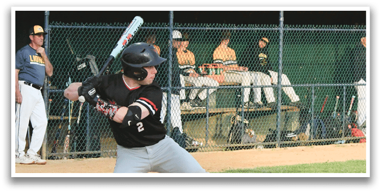 A baseball player is swinging a bat. Description generated by AI