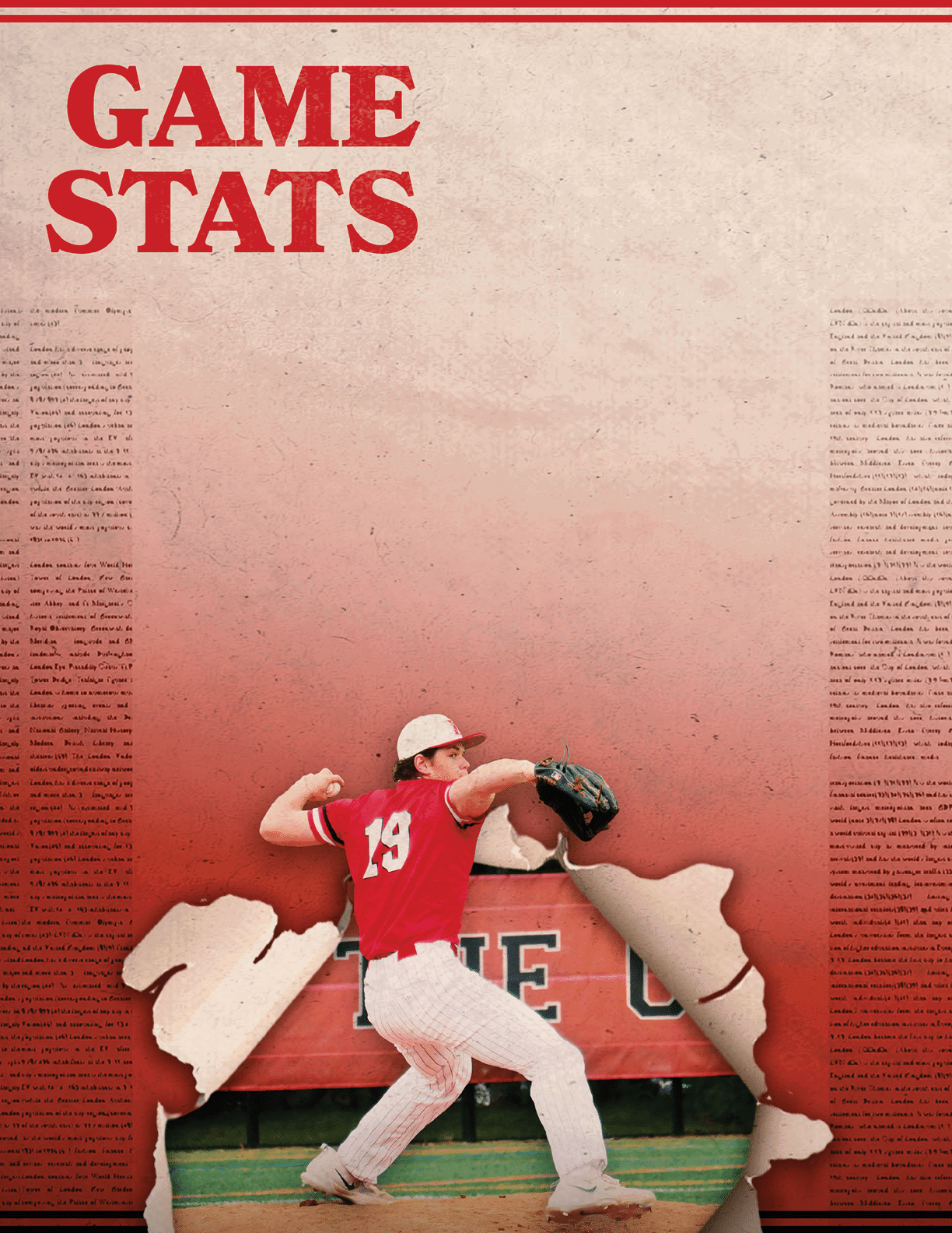 A baseball player in a red and white uniform is pitching a ball. Description generated by AI