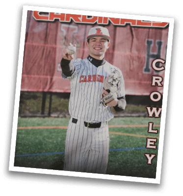 A baseball player wearing a Cardinals uniform. Description generated by AI