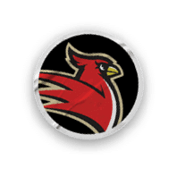 A collection of sports merchandise for the Cardinals. Description generated by AI