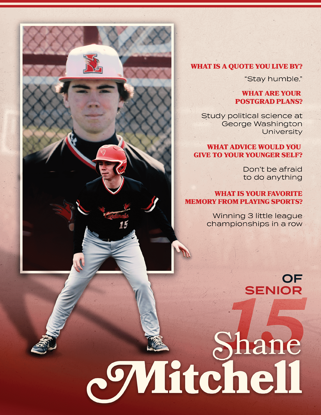 A baseball player named Shane Mitchell. Description generated by AI