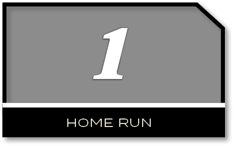 1,HOME RUN
