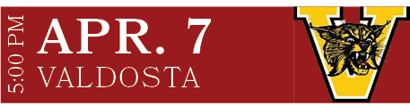 VALDOSTA,APR. 7,5:00 P