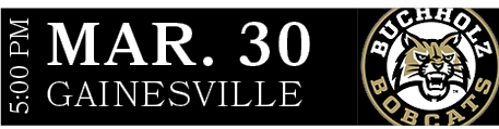 GAINESVILLE,MAR. 30,5:00 P