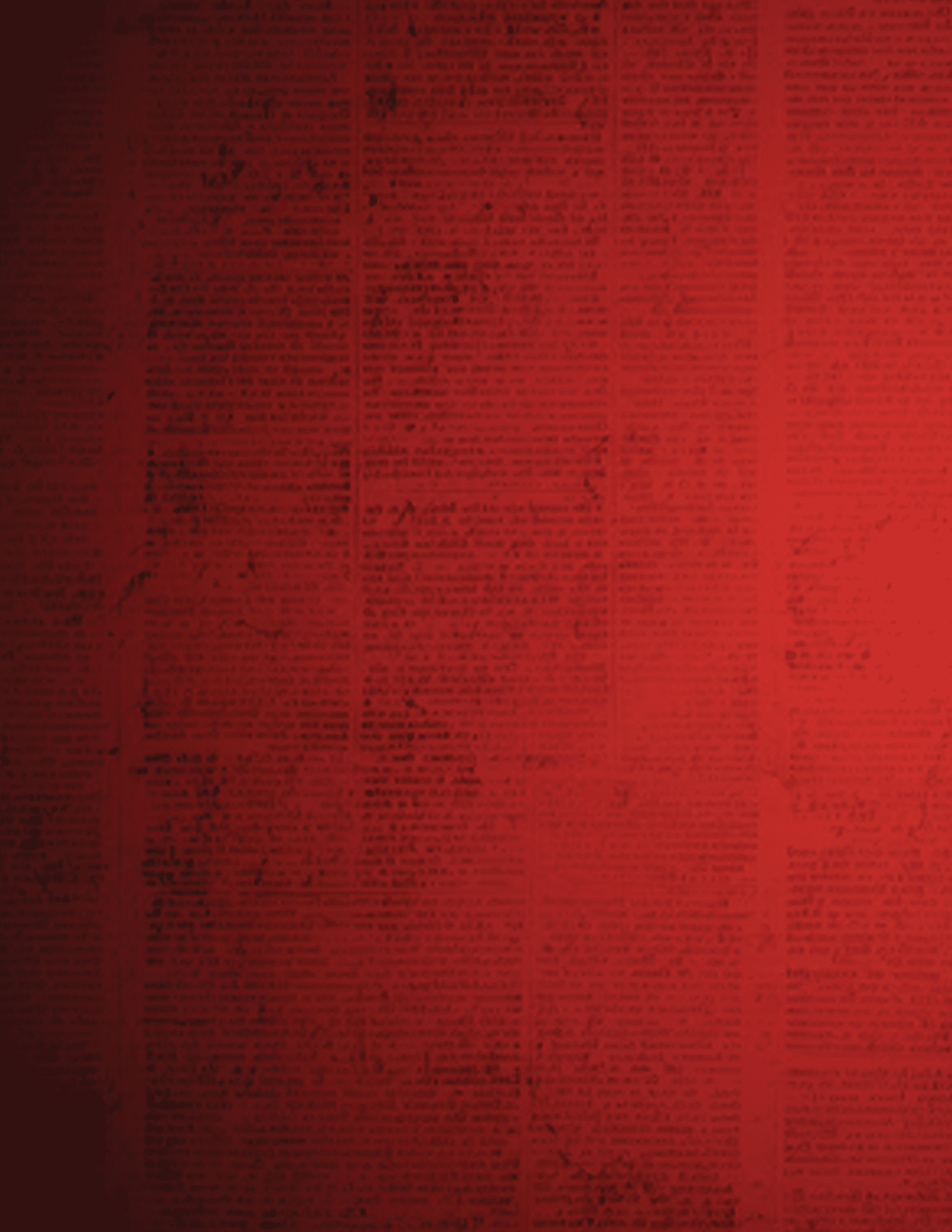 A red background with a newspaper print. AI generated content