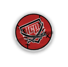 Six stickers with various designs, including a pirate, a baseball, and a football. AI generated content