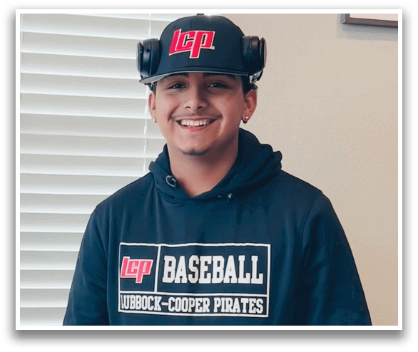 A man wearing a black hat and a black hoodie with the word “Baseball" on it. AI generated content