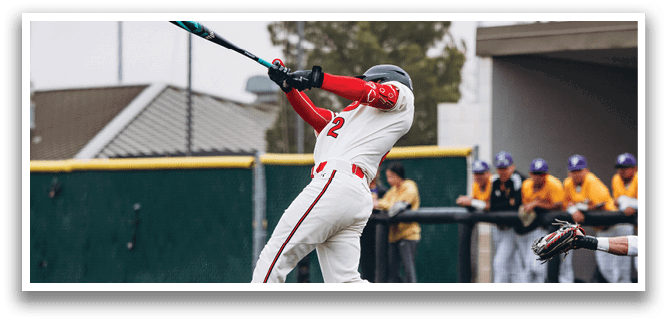 A baseball player is swinging a bat on a field. AI generated content