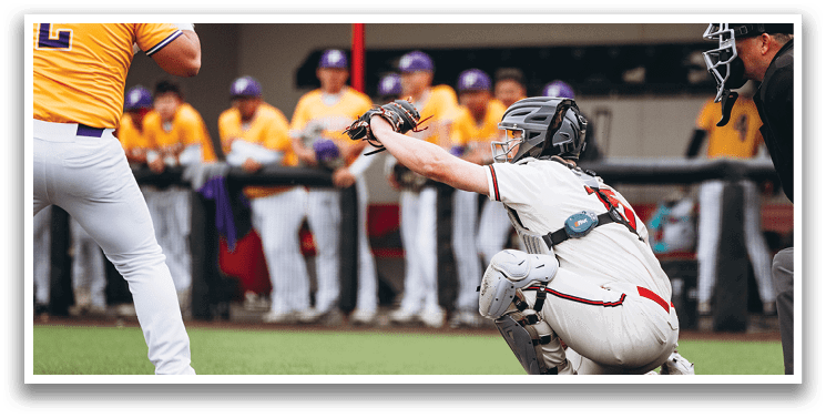 A baseball player is swinging a bat, while a catcher and umpire watch. AI generated content