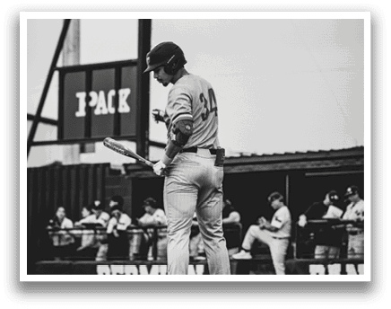A baseball player stands on the field holding a bat, preparing to play. AI generated content