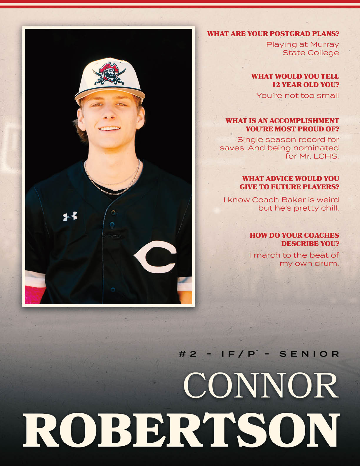 A young man wearing a baseball uniform is featured in a poster. AI generated content