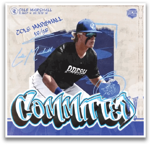 A baseball player is shown on a card with the word “Community" written on it. AI generated content