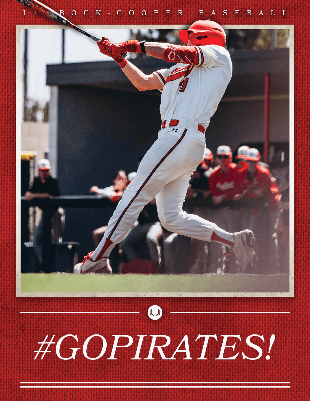 A baseball player in a red and white uniform is swinging a bat. AI generated content