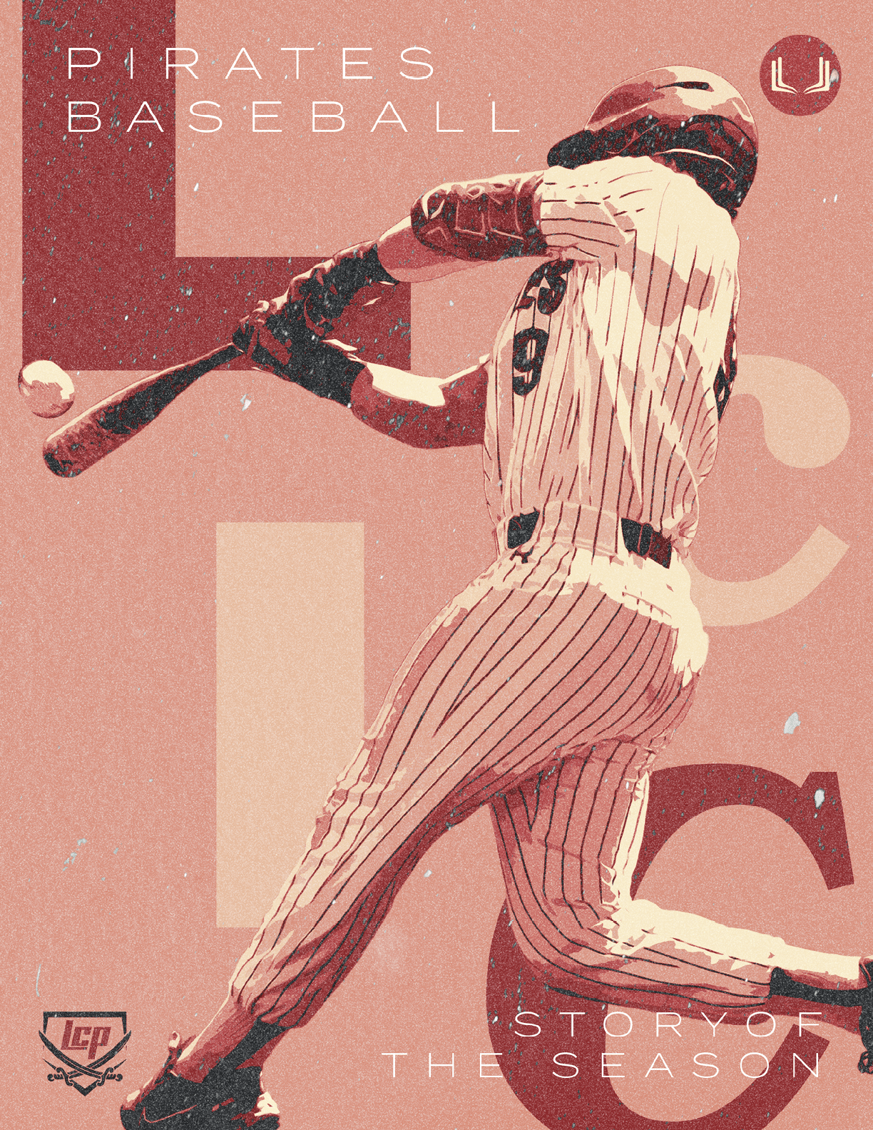 A baseball player swinging a bat. Description generated by AI