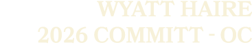 WYATT HAIRE 2026 COMMITT OC