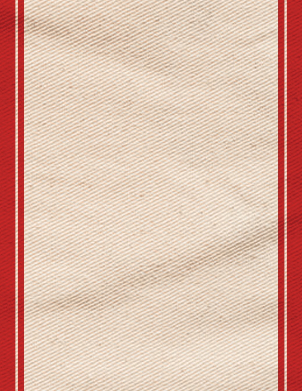 A red and white striped cloth is displayed. AI generated content