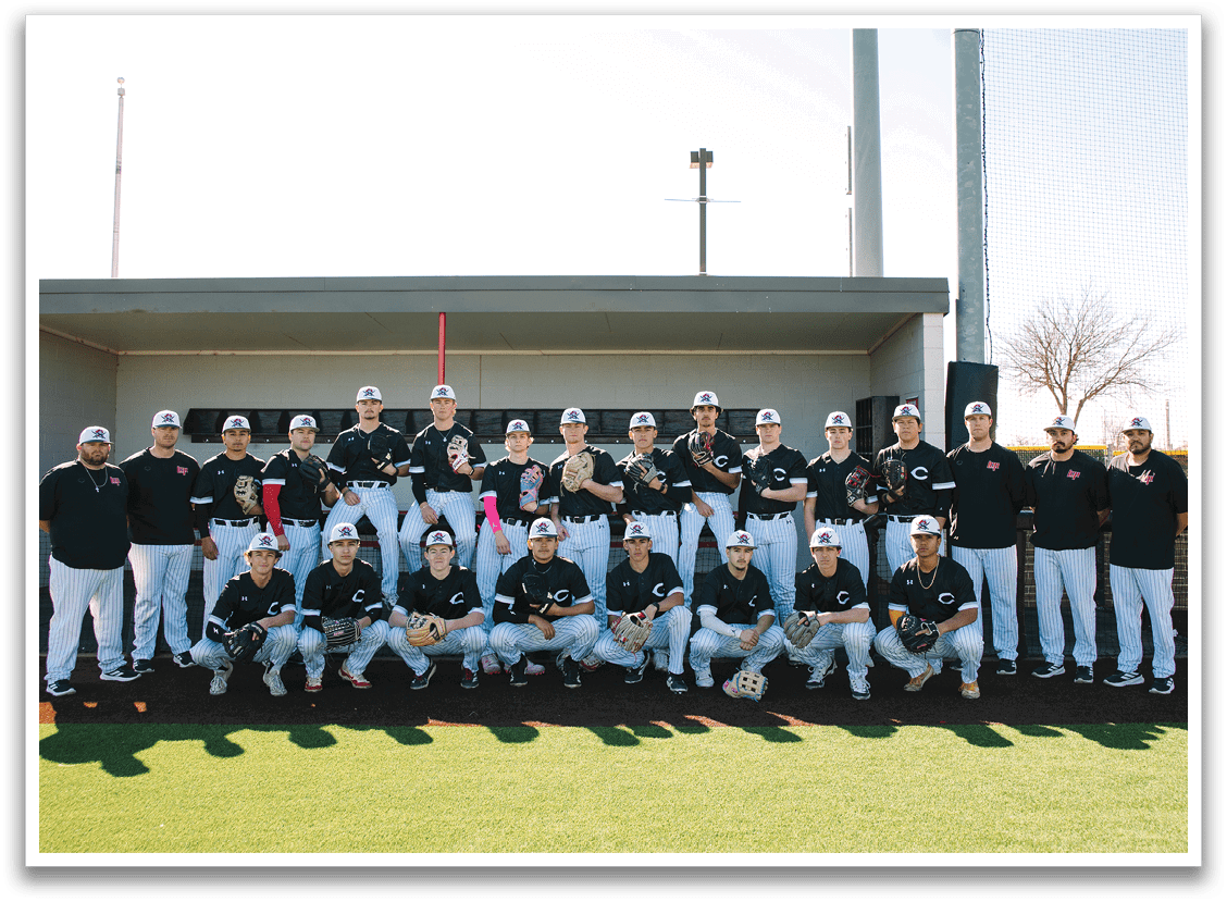 Baseball team posing for a photo on the field. AI generated content