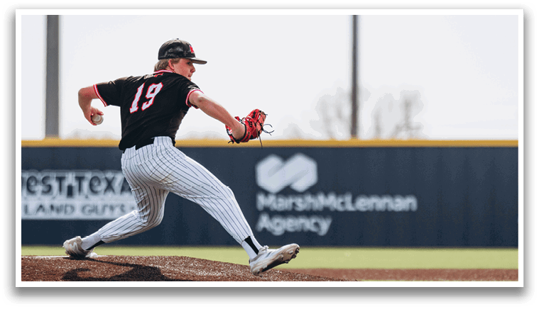 A baseball player in a black shirt and white pants is throwing a ball. AI generated content