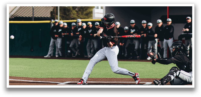 A baseball player is swinging a bat at a ball, while a catcher and umpire watch. AI generated content