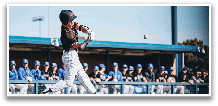 A baseball player is swinging a bat, attempting to hit a ball. AI generated content