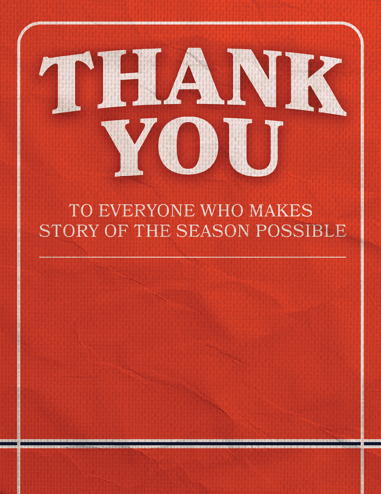 A red thank you card with a handwritten message. AI generated content