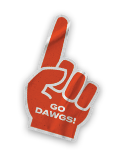 A collection of stickers featuring a bulldog mascot and a baseball. AI generated content