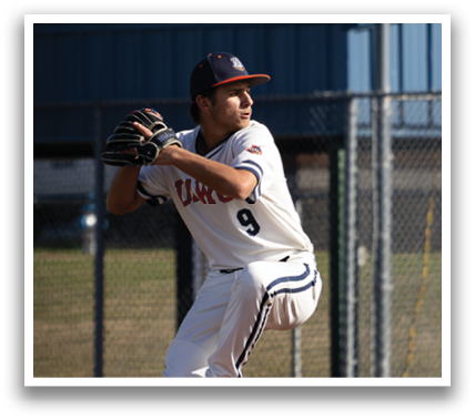 A baseball player in a white uniform is pitching a ball. Contenido generado con IA
