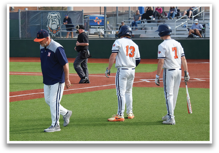 Three baseball players walking on the field. Contenido generado con IA