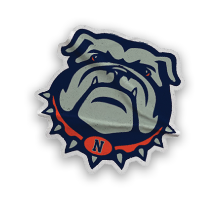 A collection of stickers featuring a bulldog mascot and a baseball. AI generated content