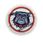 A collection of stickers featuring a bulldog mascot and a baseball glove. AI generated content