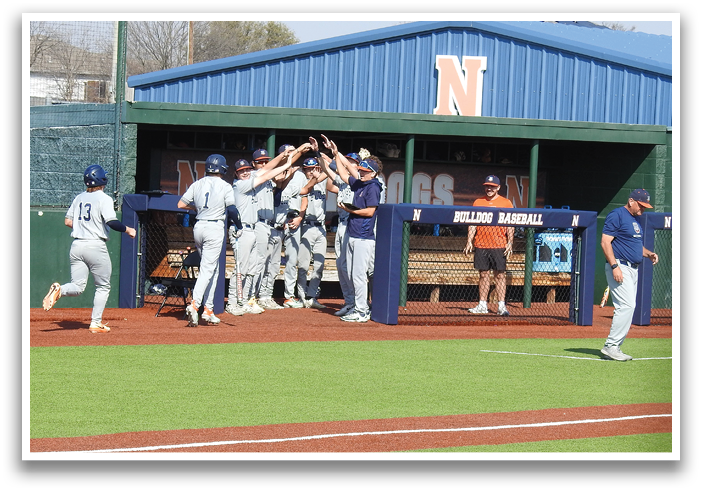 Baseball players celebrating on the field. Contenido generado con IA