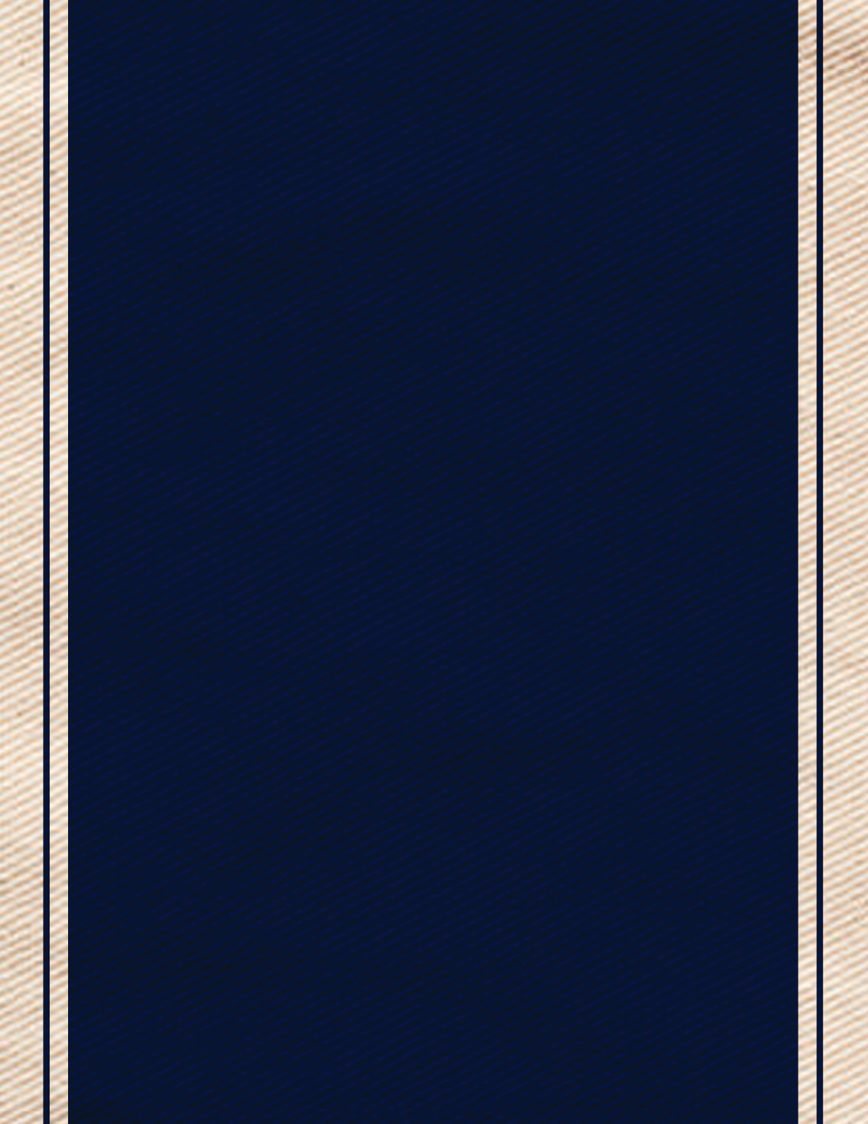 A blue cloth with a white stripe down the center. AI generated content