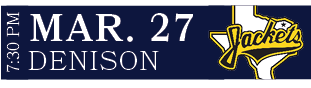 DENISON,MAR. 27,7:30 P