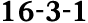 16 3 1