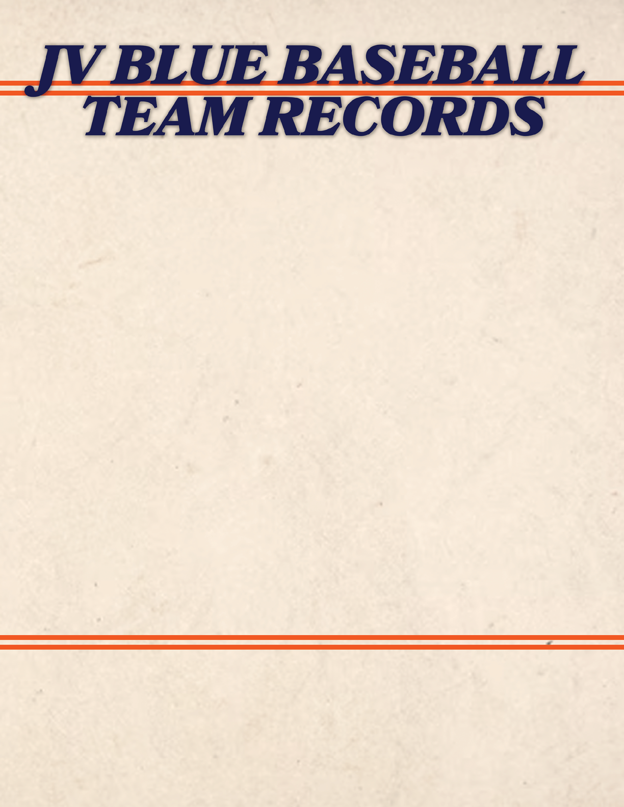 A white piece of paper with orange stripes on it. Contenido generado con IA