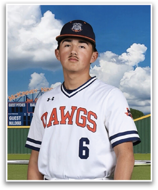 A baseball player wearing a white jersey with the number 6 on it. Contenido generado con IA