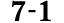 7 1