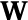 w