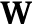 W