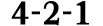 4 2 1