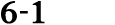 6 1