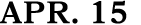 apr. 15