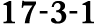 17 3 1