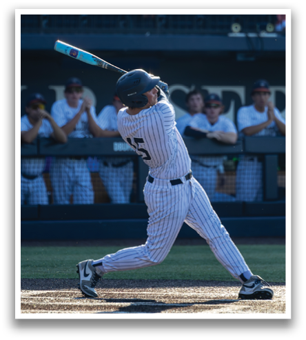 A baseball player is swinging a bat at a ball, with a crowd of people watching. Contenido generado con IA