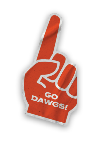 A collection of stickers featuring a bulldog mascot and a baseball. AI generated content