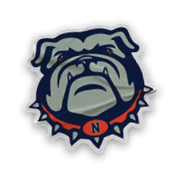 A collection of stickers featuring a bulldog mascot and a baseball. AI generated content