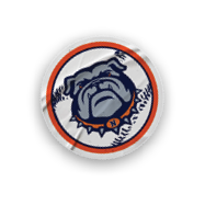 A collection of stickers featuring a bulldog mascot and a baseball. AI generated content