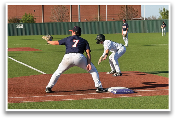 A baseball player is in the process of catching a ball. Contenido generado con IA