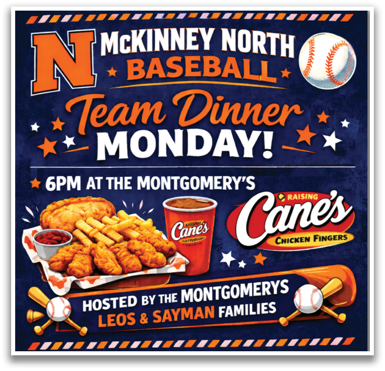 A flyer advertises a team dinner at the Montgomery's restaurant. Contenido generado con IA