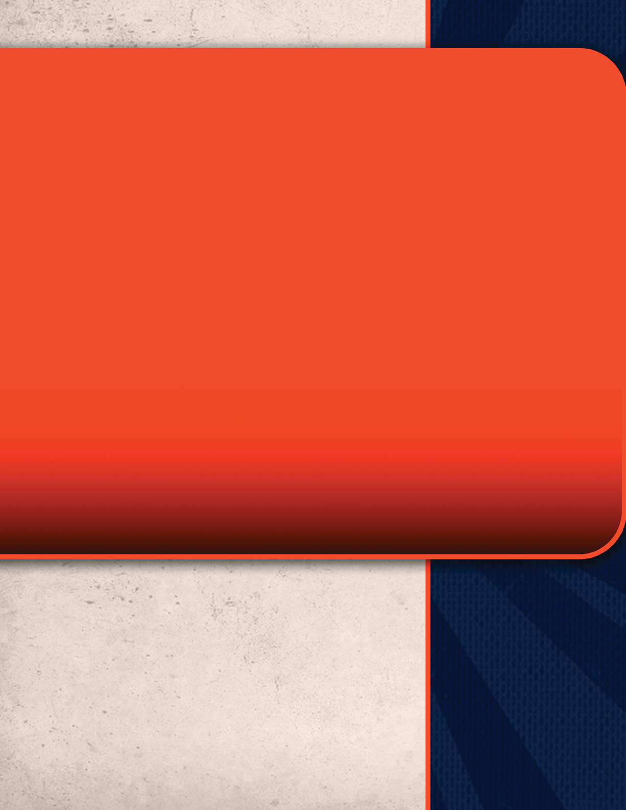 A red square with a white border. Contenido generado con IA
